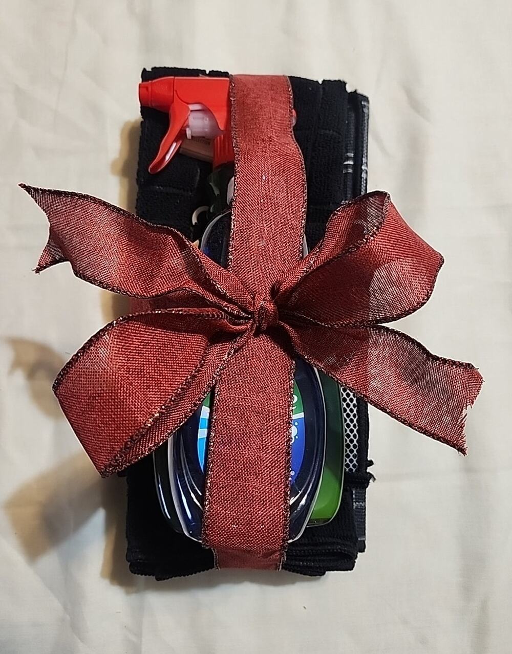 Palmolive Gift Set Dish Towels Hand Towel Palmolive Spray Away & Palmolive Black